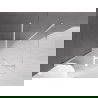 Mexen Velar schuifdouchewand 150 x 100 cm, transparant, wit - 871-150-100-01-20