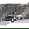 Mexen Velar Schiebeduschkabine 140 x 70 cm, transparent, weiß - 871-140-070-01-20