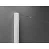 Mexen Velar Duschkabine Schiebetür 160 x 75 cm, transparent, weiß - 871-160-075-01-20