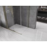 Mexen Velar klizna tuš kabina klizna 90 x 80 cm, prozirna, zlatna - 871-090-080-01-50