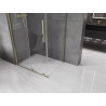 Mexen Velar klizna tuš kabina klizna 90 x 80 cm, prozirna, zlatna - 871-090-080-01-50