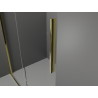 Mexen Velar klizna tuš kabina klizna 90 x 80 cm, prozirna, zlatna - 871-090-080-01-50