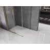 Cabine de douche coulissante Mexen Velar 90 x 100 cm, transparente, dorée - 871-090-100-01-50