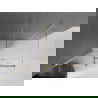 Mexen Velar Duschkabine, verschiebbar, 110 x 80 cm, transparent, golden - 871-110-080-01-50