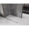 Mexen Velar cabine de douche coulissante 140 x 80 cm, transparent, or - 871-140-080-01-50