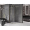 Mexen Velar cabine de douche coulissante 140 x 80 cm, transparent, or - 871-140-080-01-50