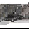 Mexen Velar schuifdouchewand 150 x 80 cm, transparant, goud - 871-150-080-01-50