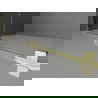 Mexen Velar schuifdouchewand 150 x 80 cm, transparant, goud - 871-150-080-01-50