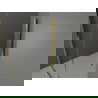 Mexen Velar schuifdouchewand 150 x 80 cm, transparant, goud - 871-150-080-01-50