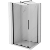 Mexen Velar Schiebeduschkabine 90 x 85 cm, transparent, schwarz - 871-090-085-01-70