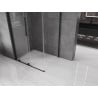 Mexen Velar sliding shower cabin 100 x 85 cm, transparent, black - 871-100-085-01-70
