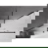 Mexen Velar Schiebetür-Duschkabine 150 x 70 cm, transparent, schwarz - 871-150-070-01-70