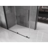Mexen Velar klizna tuš kabina klizna 160 x 75 cm, prozirna, crna - 871-160-075-01-70
