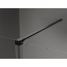 Mexen Velar klizna tuš kabina klizna 160 x 75 cm, prozirna, crna - 871-160-075-01-70