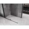 Mexen Velar schuifbare douchecabine 160 x 90 cm, transparant, zwart - 871-160-090-01-70