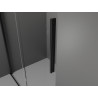 Mexen Velar klizna tuš kabina 160 x 100 cm, prozirna, crna - 871-160-100-01-70