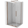 Mexen Velar kabina prysznicowa rozsuwana 110 x 70 cm, transparent, różowe złoto - 871-110-070-01-60