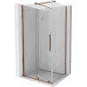 Mexen Velar kabina prysznicowa rozsuwana 110 x 90 cm, transparent, różowe złoto - 871-110-090-01-60