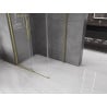 Mexen Velar schuifbare douchecabine 110 x 70 cm, transparant, goud geborsteld - 871-110-070-01-55