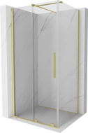 Mexen Velar klizna školjka klizna 110 x 85 cm, prozirna, zlatna brušena - 871-110-085-01-55