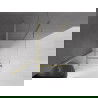 Mexen Velar Schiebbar Duschkabine 110 x 110 cm, transparent, gebierste Gold - 871-110-110-01-55