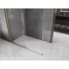 Mexen Velar cabine de douche coulissante 150 x 80 cm, transparent, or brossé - 871-150-080-01-55