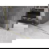 Mexen Velar douchecabine schuifdeur 150 x 80 cm, transparant, geborsteld goud - 871-150-080-01-55