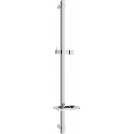 Mexen DQ drążek prysznicowy z mydelniczką 80 cm, chrom - 79381-00