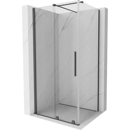 Mexen Velar kabina prysznicowa rozsuwana 110 x 90 cm, transparent, gun gray szczotkowany - 871-110-090-01-66
