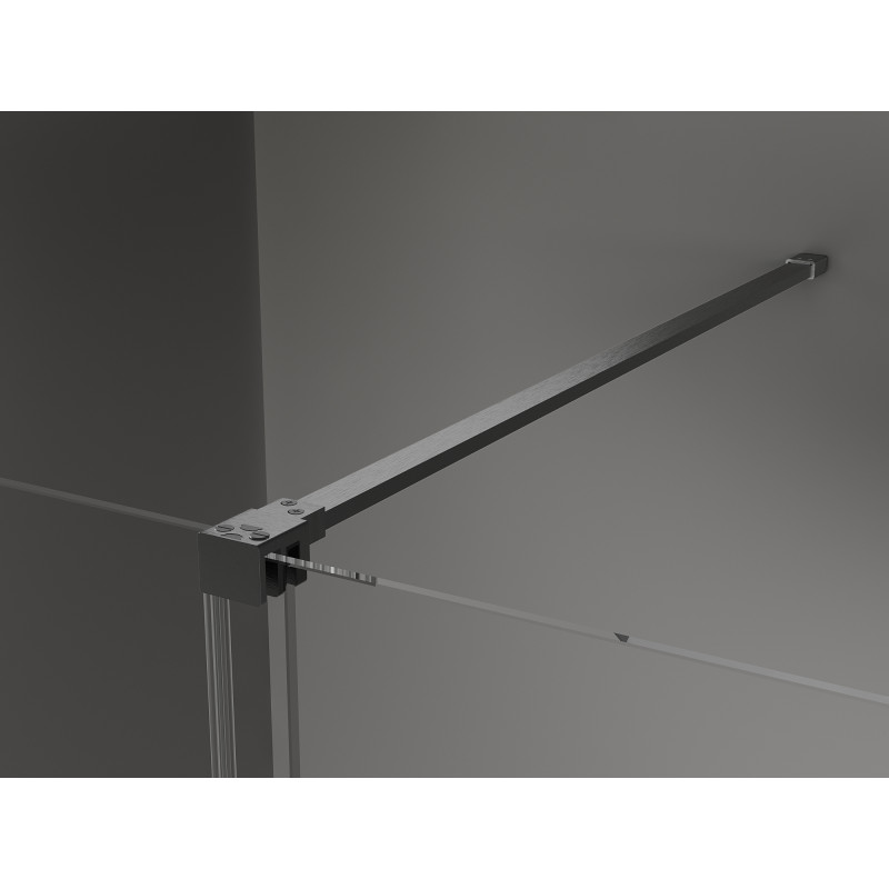 Mexen Velar kabina prysznicowa rozsuwana 140 x 90 cm, transparent, gun gray szczotkowany - 871-140-090-01-66