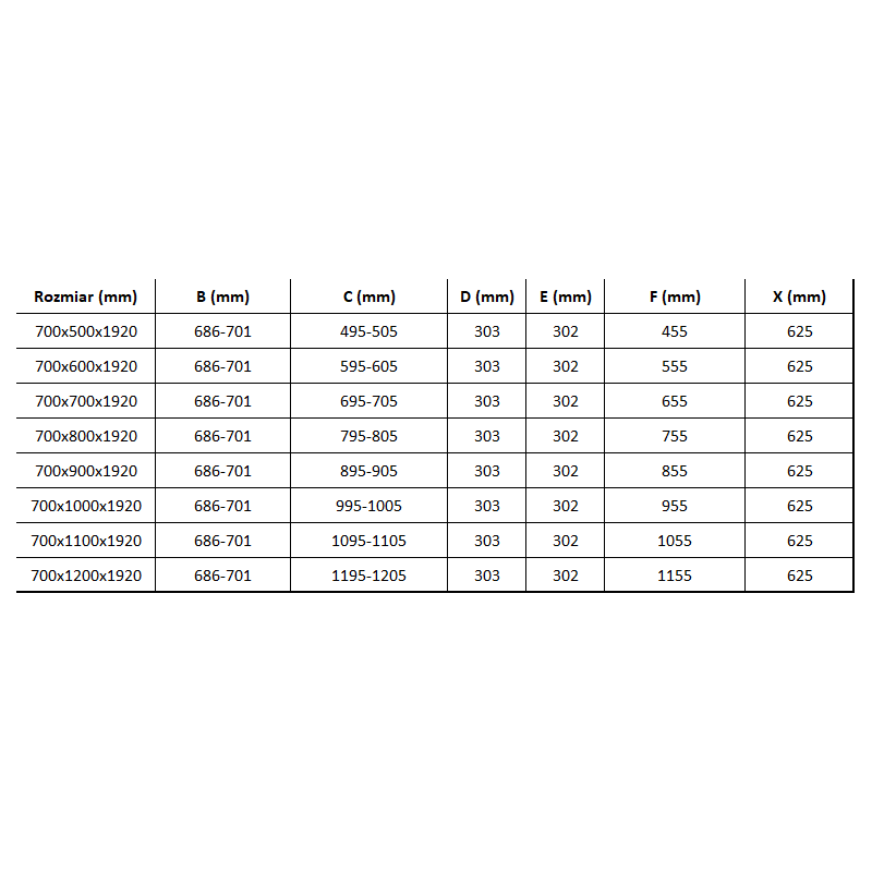 Mexen Lima cabine de douche pliante 70 x 110 cm, transparent, chrome - 856-070-110-01-00