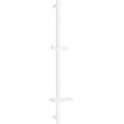 Mexen DQ drążek prysznicowy z mydelniczką 80 cm, biały - 79381-20