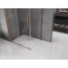 Mexen Velar cabine de douche coulissante 90 x 70 cm, transparent, cuivre brossé - 871-090-070-01-65