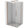 Mexen Velar kabina prysznicowa rozsuwana 110 x 85 cm, transparent, miedź szczotkowana - 871-110-085-01-65