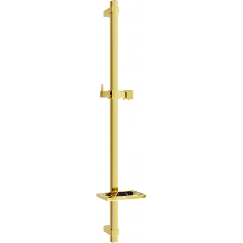 Mexen DQ douchestang met zeepbakje 80 cm, goud - 79381-50