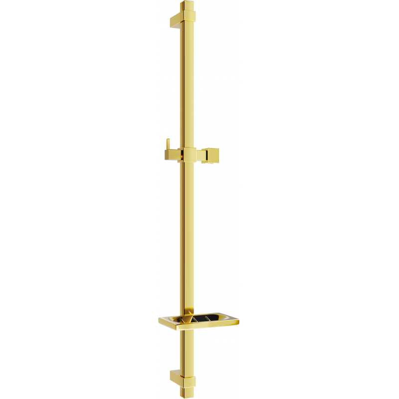 Mexen DQ Shower Rail with Soap Dish 80 cm, Gold - 79381-50