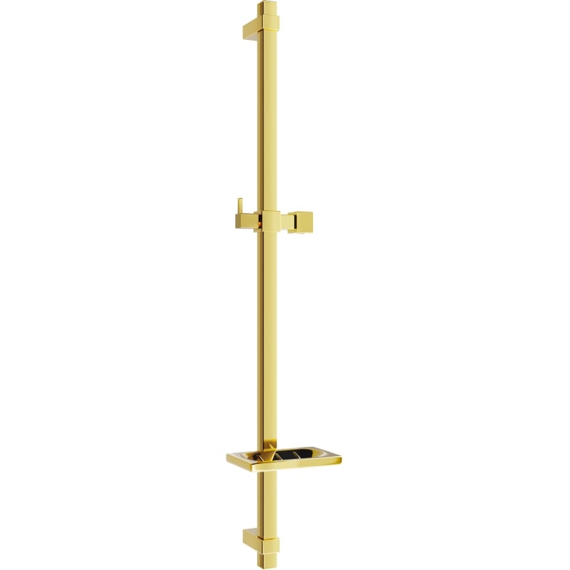 Mexen DQ shower rod with soap dish 80 cm, gold - 79381-50