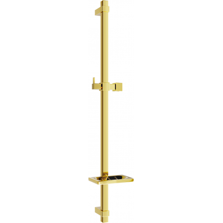 Mexen DQ drążek prysznicowy z mydelniczką 80 cm, złoty - 79381-50