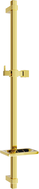Mexen DQ shower rod with soap dish 80 cm, gold - 79381-50