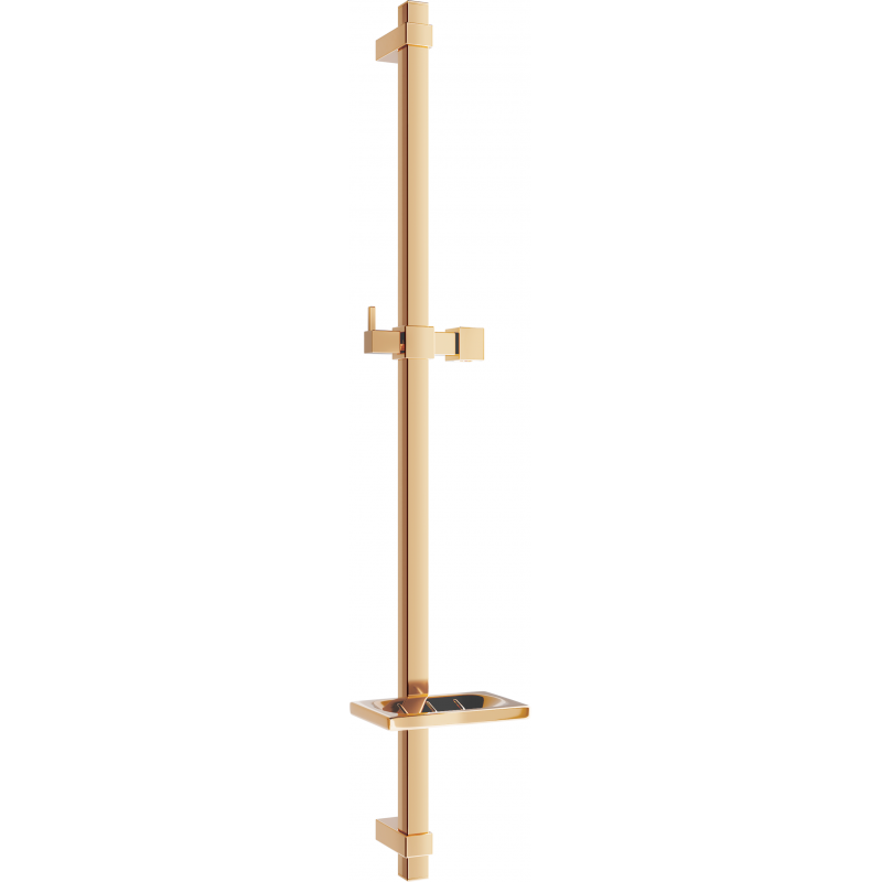 Mexen DQ suihkupalkki saippuakupilla 80 cm, ruusukulta - 79381-60