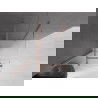 Mexen Velar Duschkabine Schiebetür 110 x 110 cm, transparent, gebürstetes Kupfer - 871-110-110-01-65