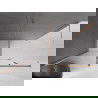 Mexen Velar Duschkabine Schiebetür 140 x 70 cm, transparent, gebürstetes Kupfer - 871-140-070-01-65