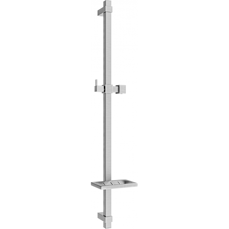 Mexen DQ Duschstange mit Seifenschale 80 cm, Graphit - 79381-66