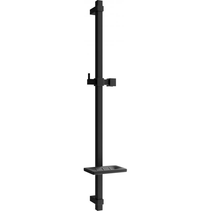 Mexen DQ douchepaal met zeephouder 80 cm, zwart - 79381-70