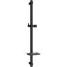 Mexen DQ Duschstange mit Seifenschale 80 cm, schwarz - 79381-70