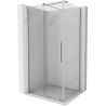 Mexen Velar Duschkabine schiebbar 90 x 70 cm, transparent, Chrom - 871-090-070-01-01