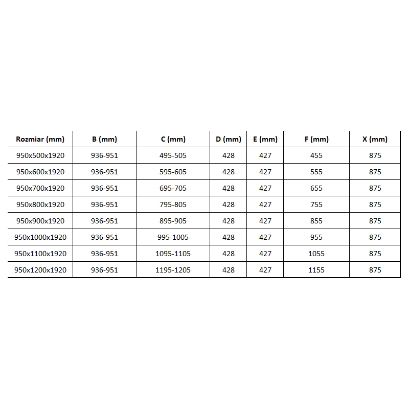 Mexen Lima opvouwbare douchecabine 95 x 80 cm, transparant, chroom - 856-095-080-01-00