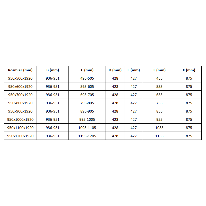 Mexen Lima opklapbare douchecabine 95 x 110 cm, transparant, chroom - 856-095-110-01-00