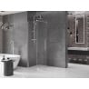 Mexen Velar sliding walk-in shower wall 120 x 200 cm, transparent 8 mm, chrome - 871-120-000-03-01
