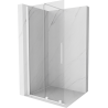 Mexen Velar Duschwand Schiebetür Walk-in 85 x 200 cm, transparent 8 mm, weiß - 871-085-000-03-20